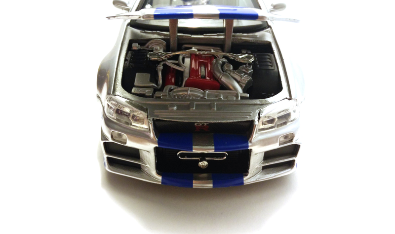 Illustration for article titled F&F Friday: A 1/24 Nissan Skyline GT-R R34 by Jada